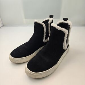 LUCKY BRAND Kichai Cozy Black Chelsea Boot Size 5.5 M